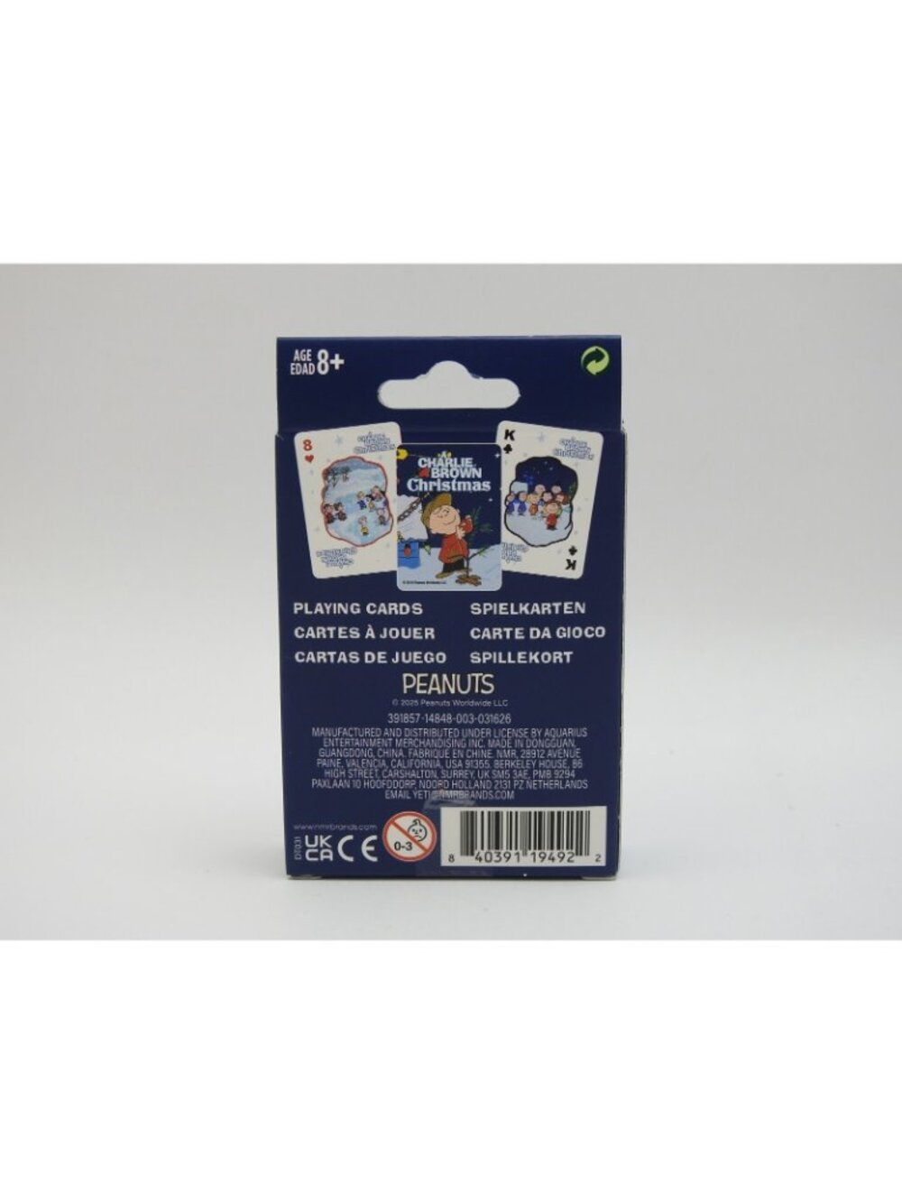 Peanuts Charlie Brown Christmas UNO Fandom Playing Cards 2 Pc Set New 2026 - Picture 6 of 6